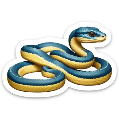 python regius detailed realistic,, full image flat  side profile 75% front facing full  design in 3d soft l centered composition 
cartoon style 140x140 pixels sticker