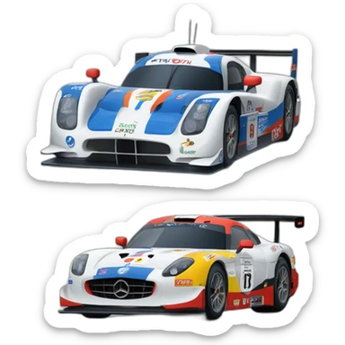voitures de 24h du mans sticker