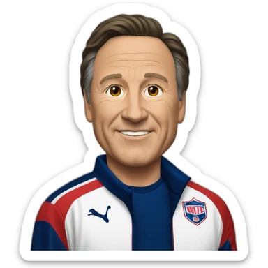 François Legault who plays sports sticker