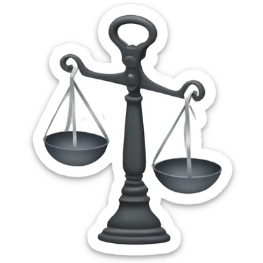 someone holding weighing scales sticker