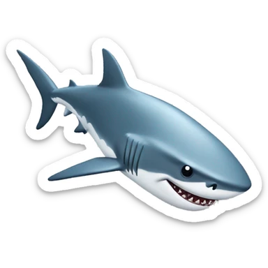 shark doing a get sticker