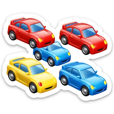 toy cars sticker
