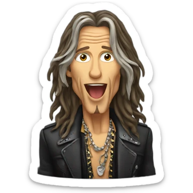 steven tyler singing sticker