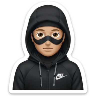 White person wearing a Nike Tex with hood and ski mask co all black and https://encrypted-tbn0.gstatic.com/images?q=tbn:ANd9GcTQEV3H5Fpq8Dp-ki2RTwgbdHqMsKZzDtarA9ywqiFzKVKjxdLc5Fq9yDOax7-XC4trueI2pFuItpqM_TVrGODdDG5la_rbm9lB8utSLKXm&s=10 sticker