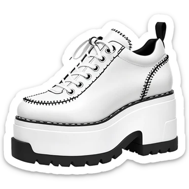 Calzado Qozmo White  marca YRU sticker