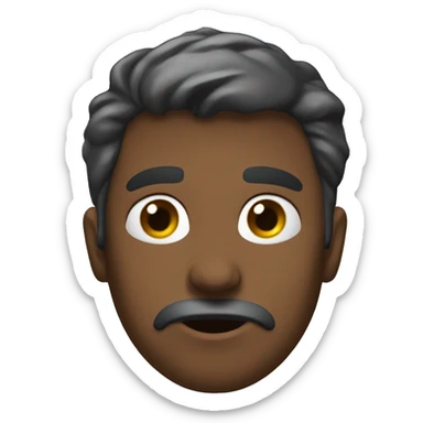 Persona mordiéndose el labio  sticker