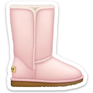 light pink uggs sticker