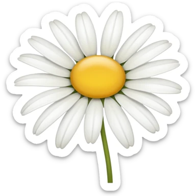  A wilting Daisy flower.  sticker
