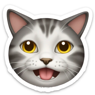 Annoying cat  sticker