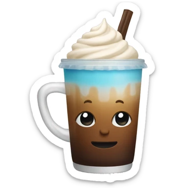Ice coffee sticker