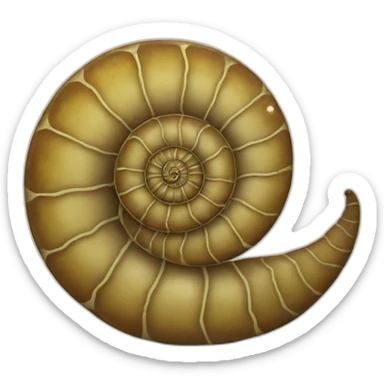 Ammonite sticker
