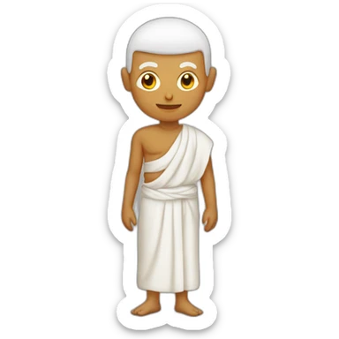 Jain monk sticker