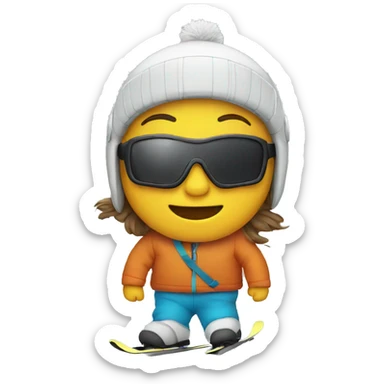 ski sticker