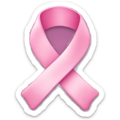Breast cancer ribbon  sticker