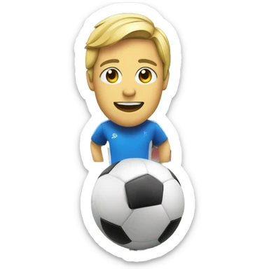 Ishowspeed the youtube stremer in soccer stadium sticker