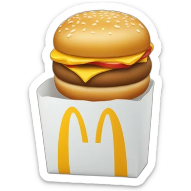 McDonald's logo sticker