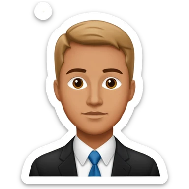 dean boyer in front of harper memorial library sticker