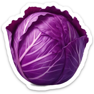 Red cabbage sticker