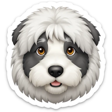 Old English sheepdog  sticker