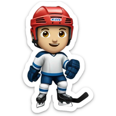 hockey sticker
