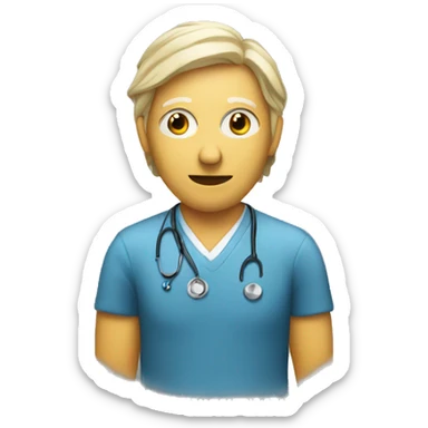 Clinical psychologist listening  sticker