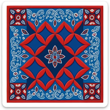 Ajrak sindh sticker