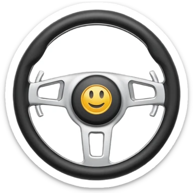 volante de auto  sticker