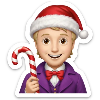 Wonka navidad sticker
