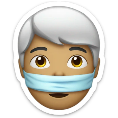 having a cold sticker