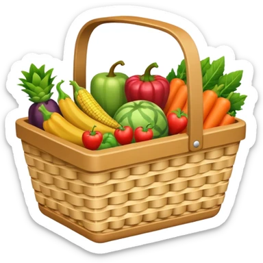 shoping basket sticker