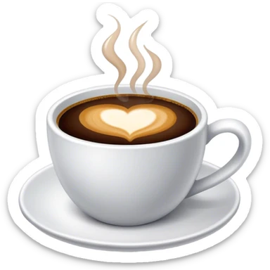 Coffee sticker