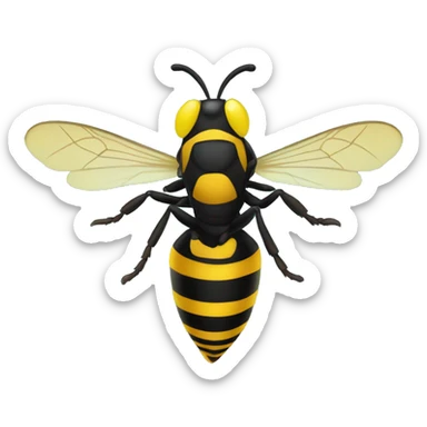 a wasp scubadiving sticker