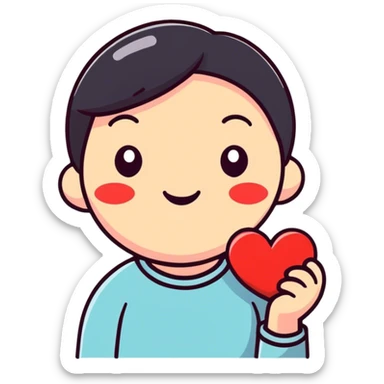 Me in love sticker