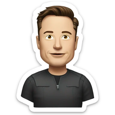 elon musk sticker