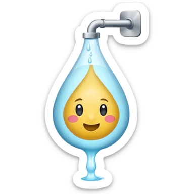 helle leicht gelbliche flüssigkeit fliesst in ein urinalkondom sticker