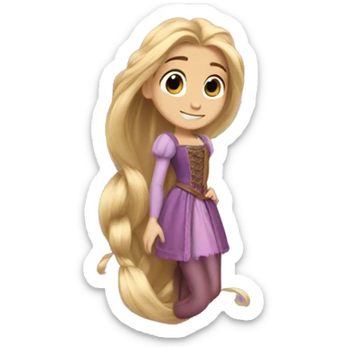 rapunzel sticker