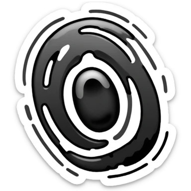 finger print on ink sticker