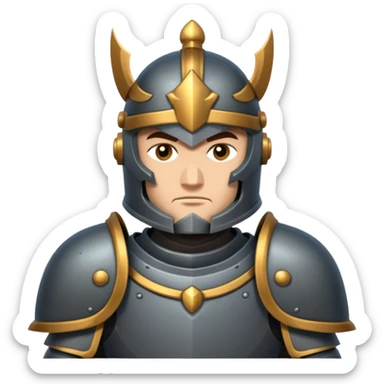 Mega Knight from clash royale sticker