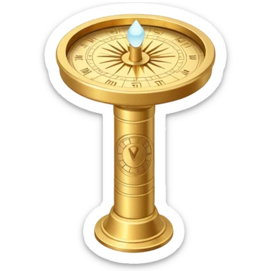 kpop light stick of a sundial sticker