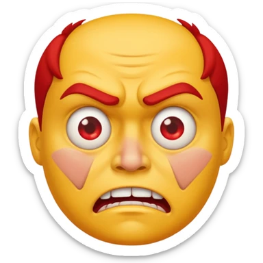 Temper Tantrum Emoji  sticker
