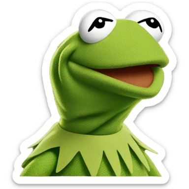 kermit the frog   sticker