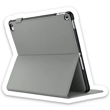 Light grey trifold iPad cover
 sticker