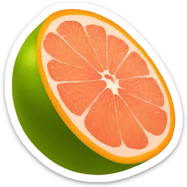 grapefruit sticker