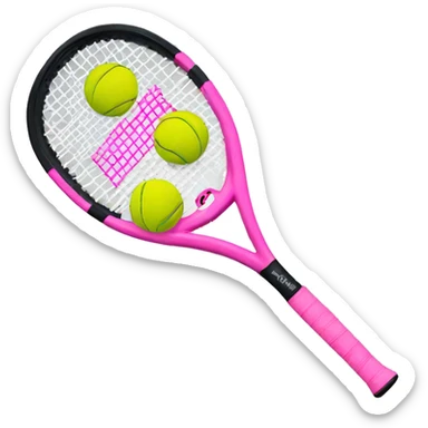 padel pink sticker