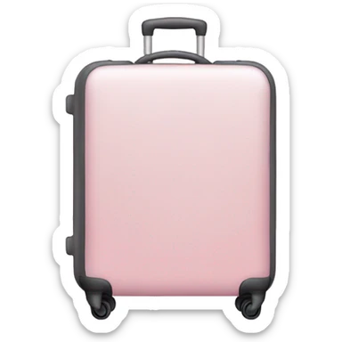 Light pink travel  sticker