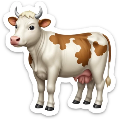 Vaca da raça nelore braba sticker