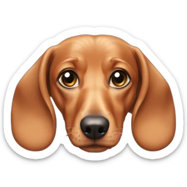 Dachshunds perplexe sticker