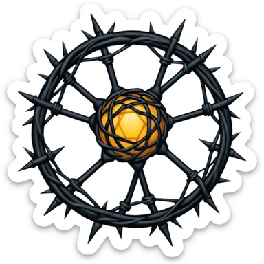 Thorns web sticker