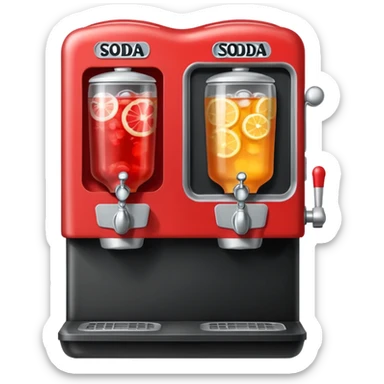 soda dispenser sticker
