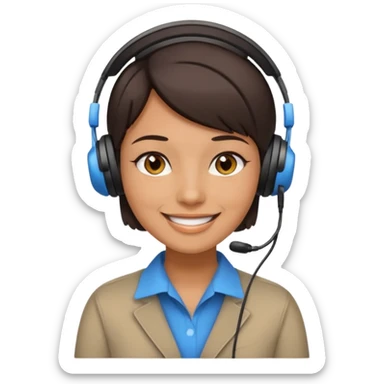 Community Manager trabajando feliz  sticker